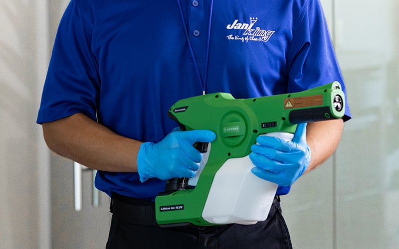 a man wearing a blue shirt