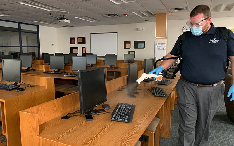 man wearing a black shirt