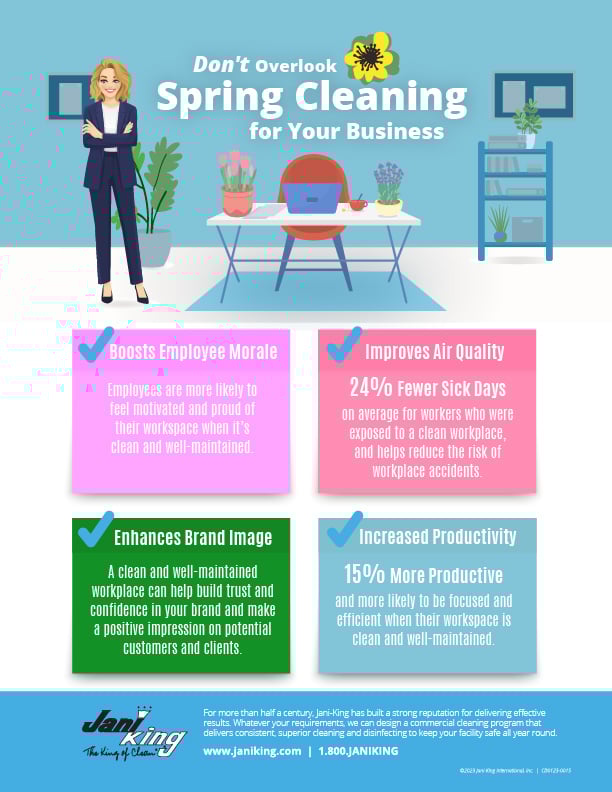 a poster with a woman in a business suit and a man in a suit